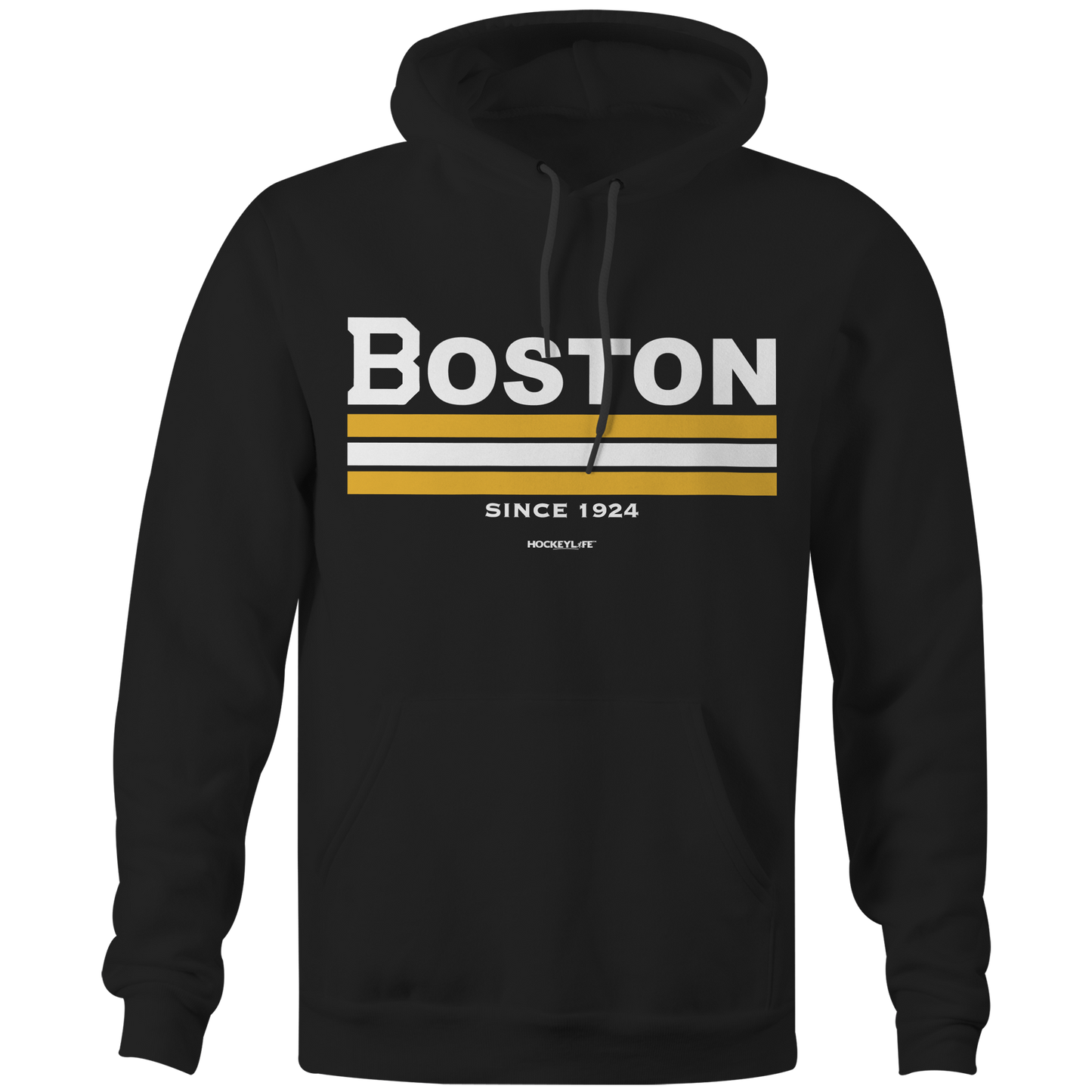 Boston Bruins Jersey Stripes Hoodie