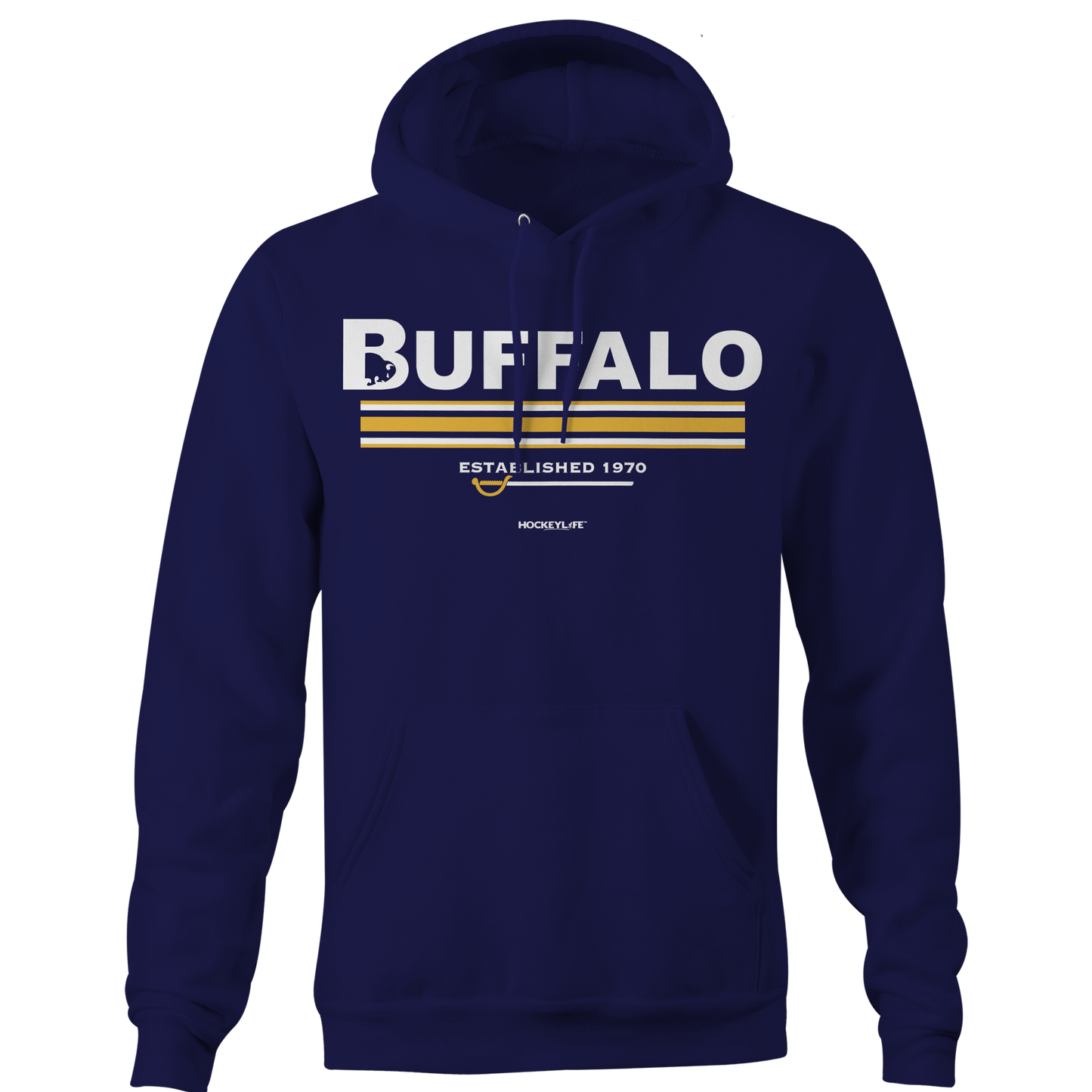 Buffalo Sabres Jersey Stripes Hoodie