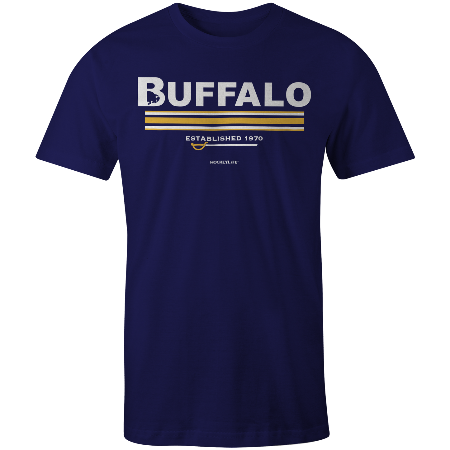 Buffalo Sabres Jersey Stripes Tee Shirt