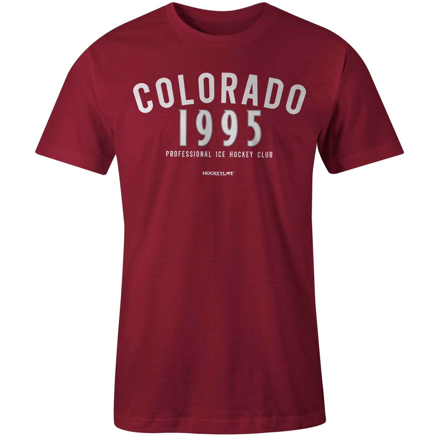 Colorado Professional Hockey Club Tee Shirt (Burgundy)