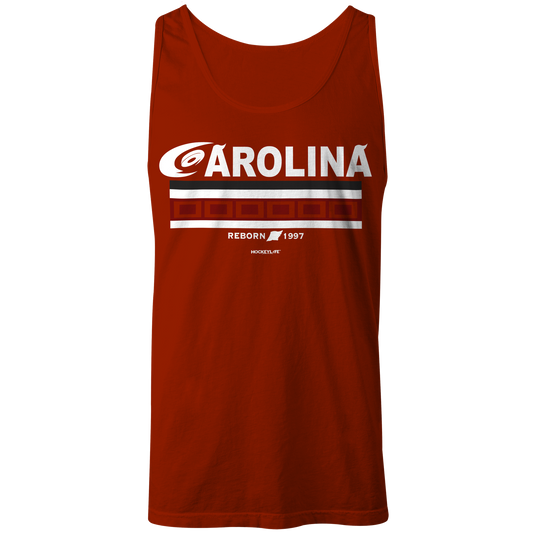 Carolina Hurricanes Jersey Stripes Tank Top