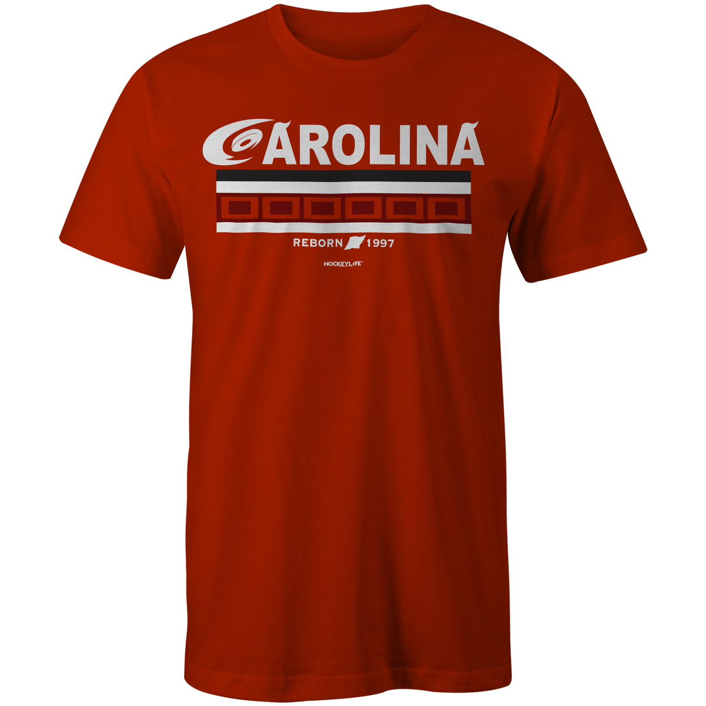 Carolina Hurricanes Jersey Stripes Tee Shirt