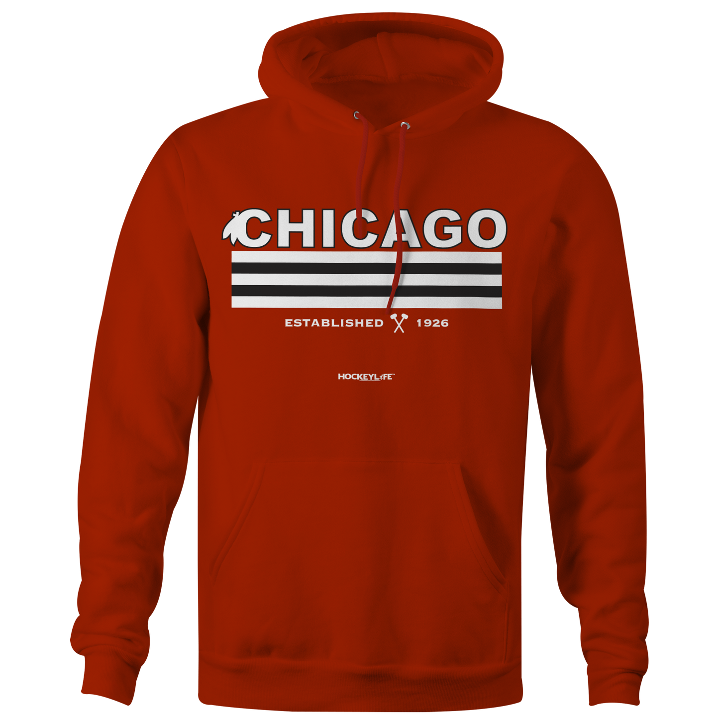 Chicago Blackhawks Jersey Stripes Hoodie