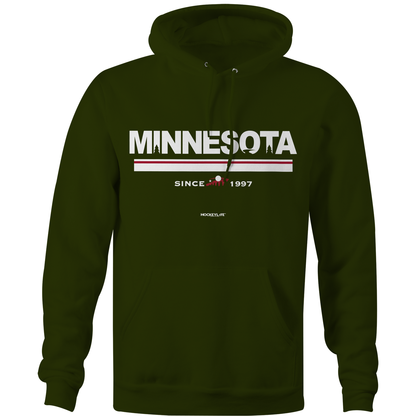 Minnesota Wild Jersey Stripes Hoodie