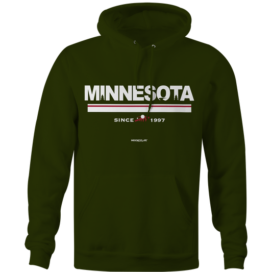 Minnesota Wild Jersey Stripes Hoodie