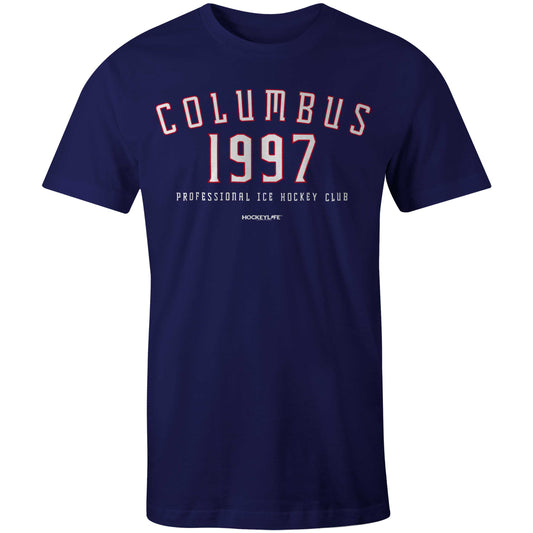 Columbus Professional Hockey Club Tee Shirt (Navy)