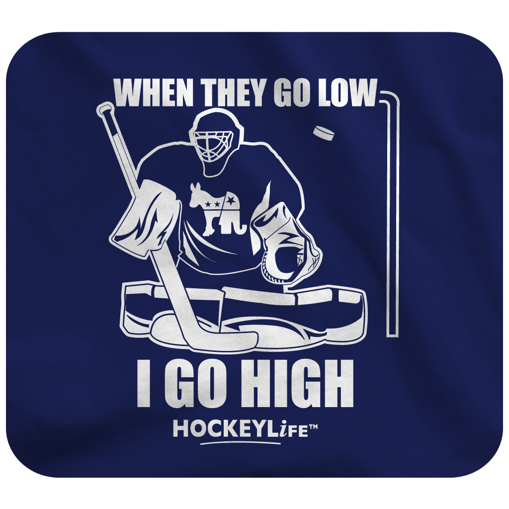 When They Go Low, I Go High Hoodie (Navy)