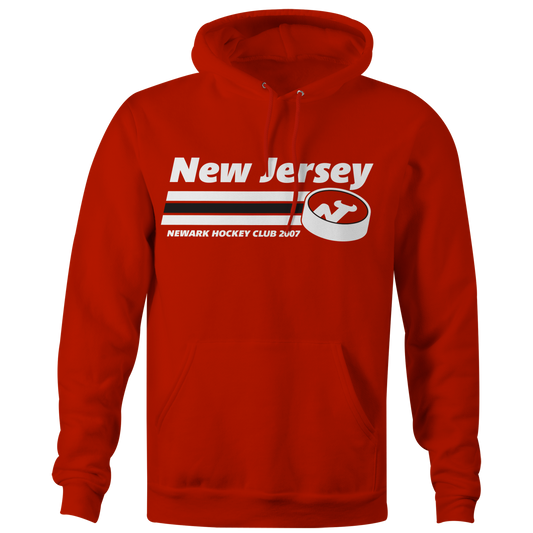 New Jersey Devils Puck Hoodie (Red)