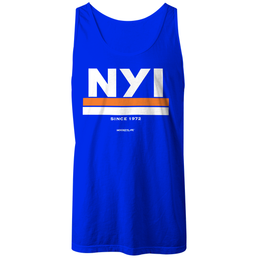New York Islanders Jersey Stripes Tank Top