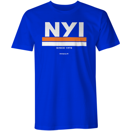 New York Islanders Jersey Stripes Tee Shirt