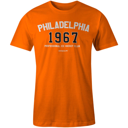 Philadelphia Professional Hockey Club Tee Shirt (Orange)