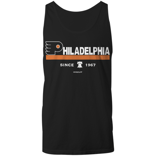 Philadelphia Flyers Jersey Stripes Tank Top