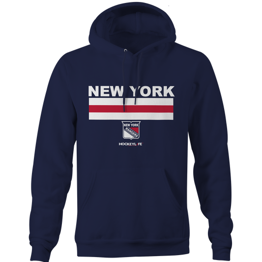 NYR Jersey Stripes Hoodie