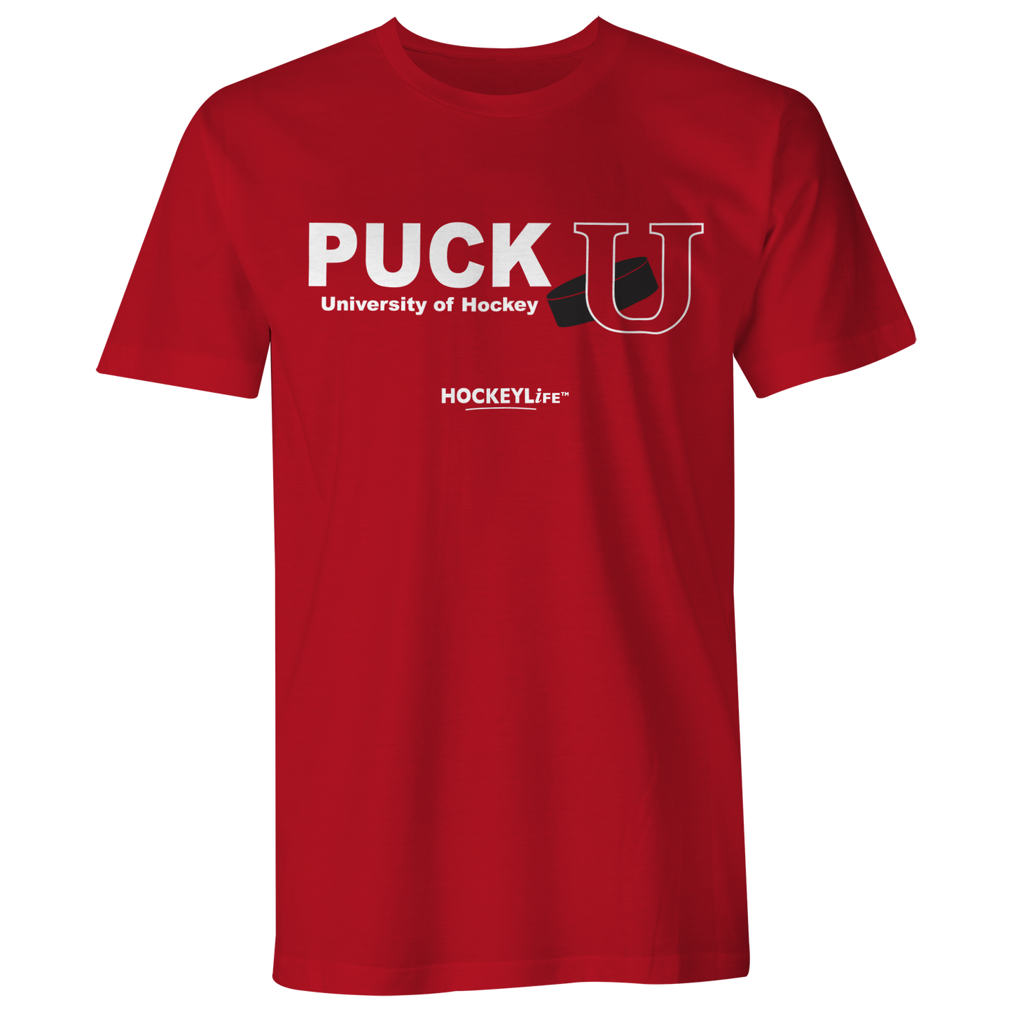 Puck U Tee Shirt (Red)