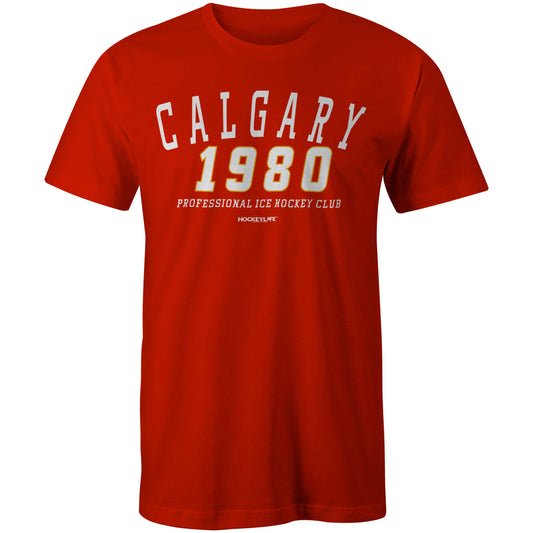 Calgary Professional Hockey Club Tee Shirt (Red)