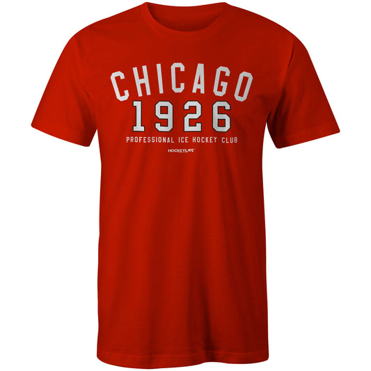 Chicago Professional Hockey Club Tee Shirt (Red)