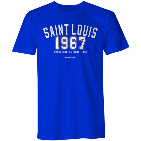 St. Louis Professional Hockey Club Tee Shirt (Royal Blue)