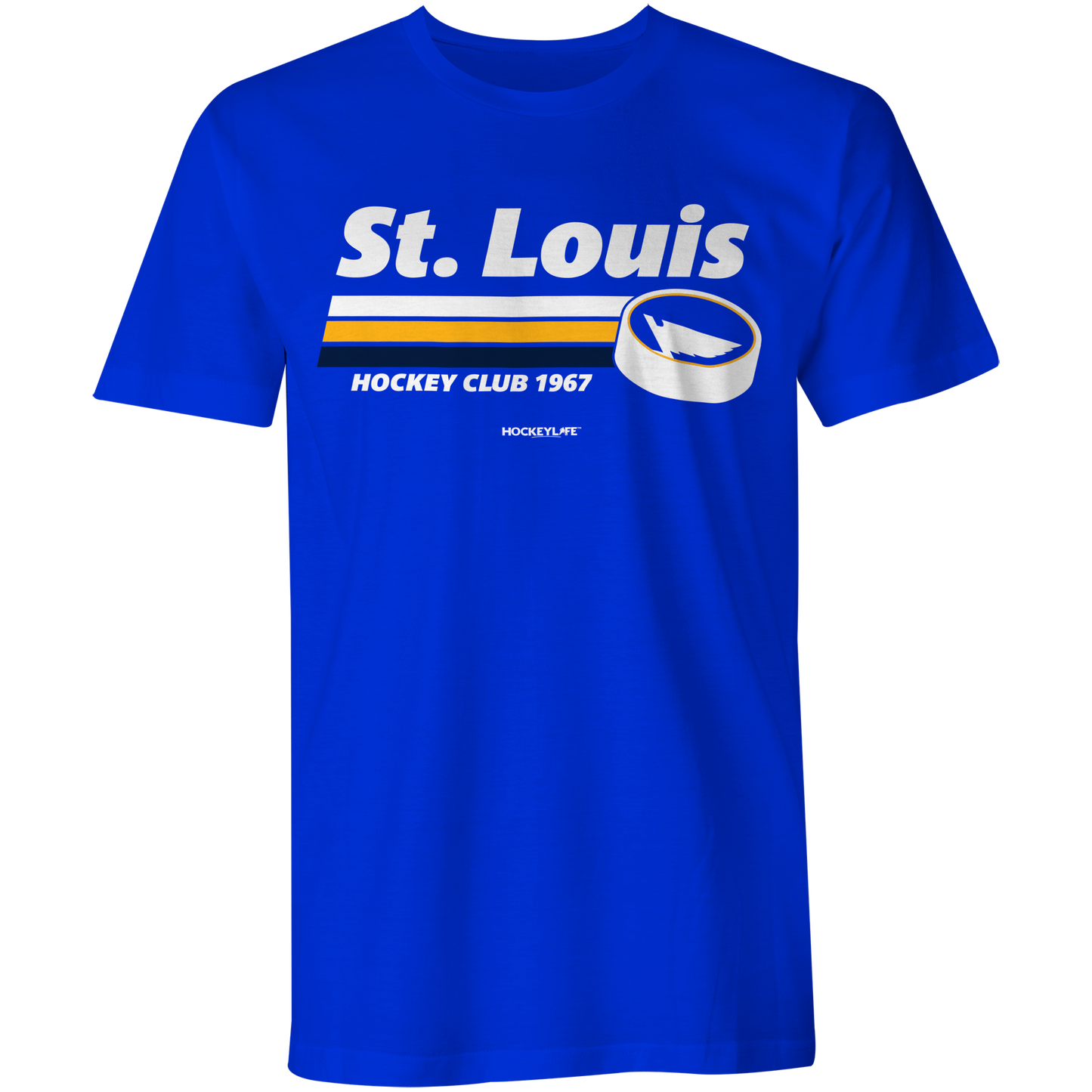 St. Louis Blues Puck Tee Shirt (Royal Blue)
