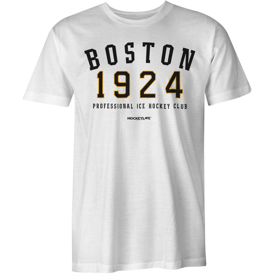 Boston Professional Hockey Club Tee Shirt (White)