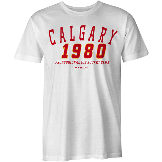 Calgary Professional Hockey Club Tee Shirt (White)